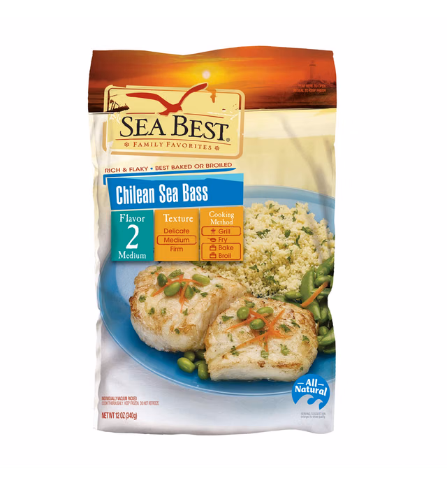 Sea Best Chilean Sea Bass Portions, 12 Ounce