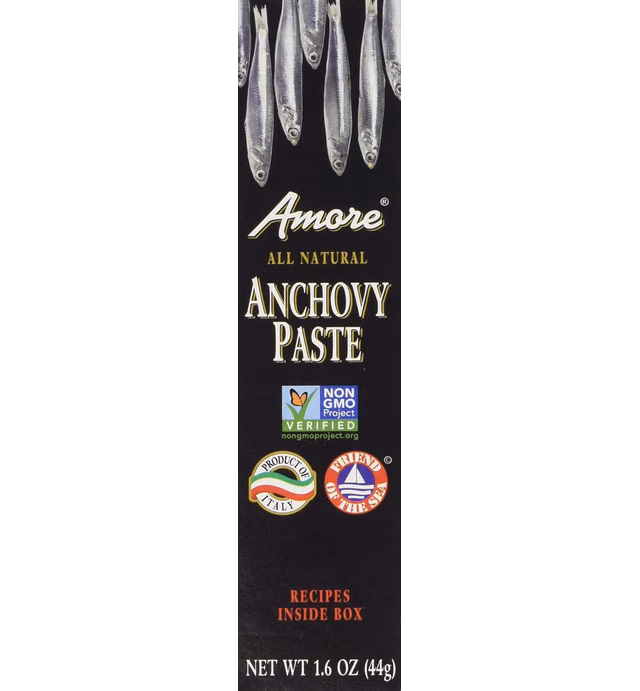 Amore - Italian Anchovy Paste, (2)- 1.6 oz. Tubes