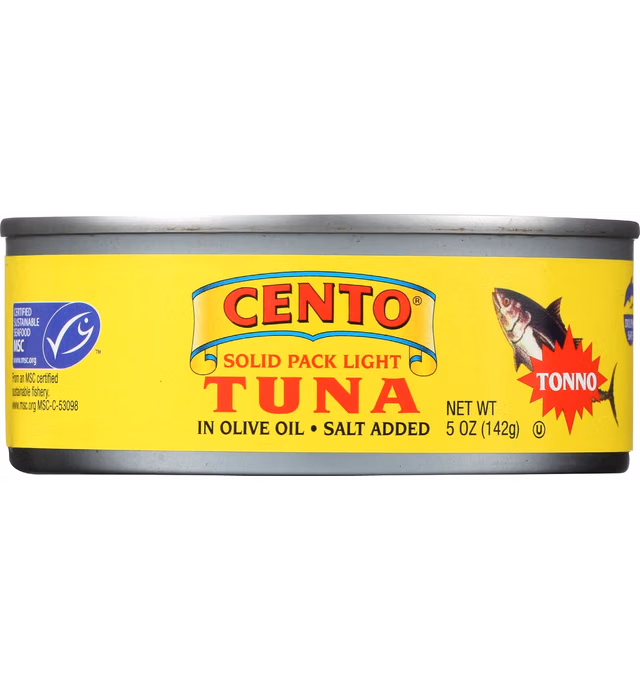 CENTO TUNA TONNO OOIL, 5 OZ