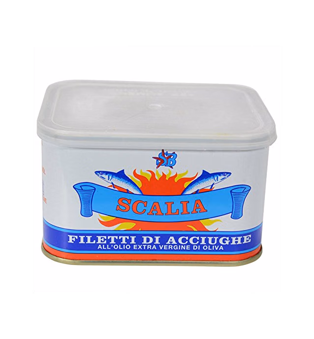 Anchovy Filets in Extra Virgin Olive Oil - 1 can - 24.7 oz