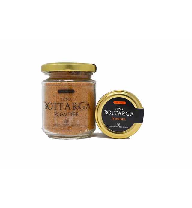 Mr Moris Tuna Roe Powder Premium Quality Bottarga Kosher Made in Italy (2.5Oz - 70Gr)