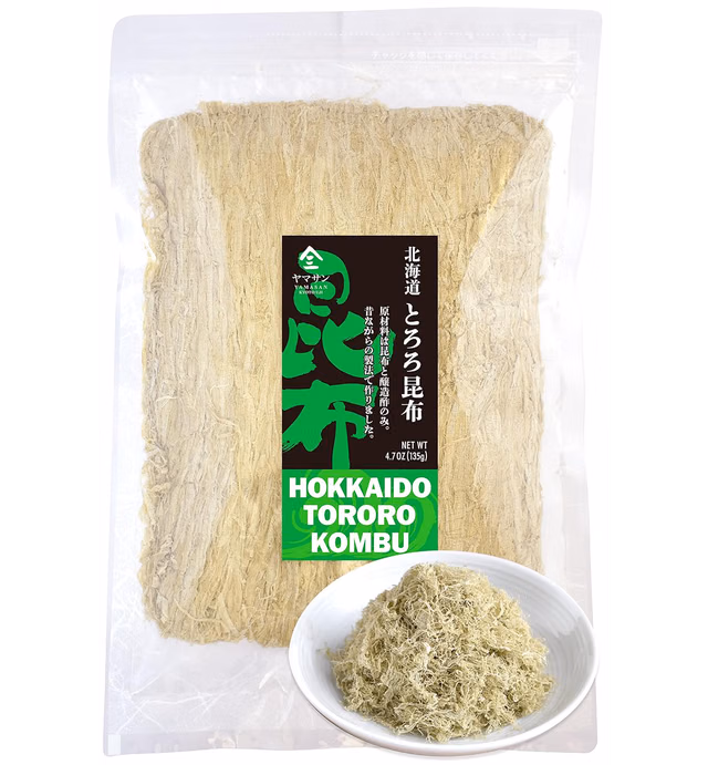 Kelp Kombu Seaweed - Japanese Foods, Seaweed Snacks, Sushi - TORORO KOMBU FLAKES- Furikake, Supefood, No Chemical Additives, 4.76oz 【YAMASAN】