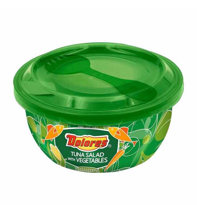 Dolores Tuna, CupCan Tuna Salad With Vegetables, 4.76 oz (Pack of 24)