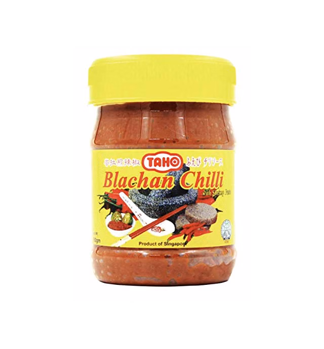 Taho Blachan Chili with Shrimp Paste, 180g, 1 Bottle [Air Flown from Singapore Directly]