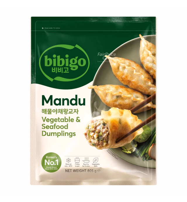 CJ Bibigo Mandu - Vegetables & Seafood
