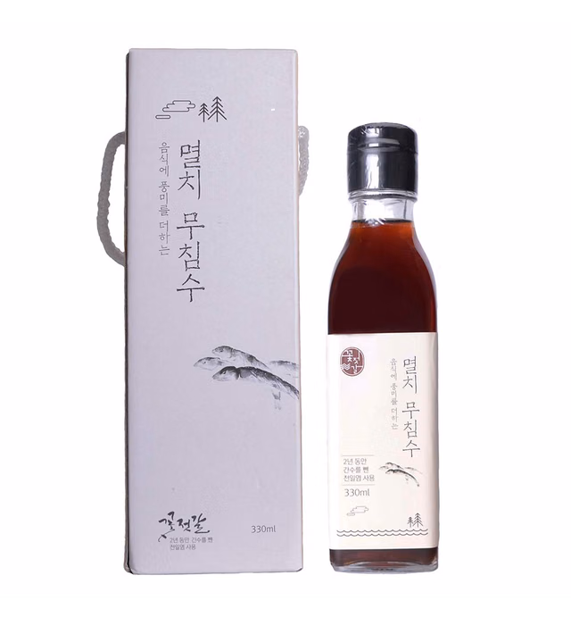 Premium 100% Korean Fish Sauce for Kimchi Korea Seasoning Deep Flavor Seasoning Sauce (Anchovy Sauce)