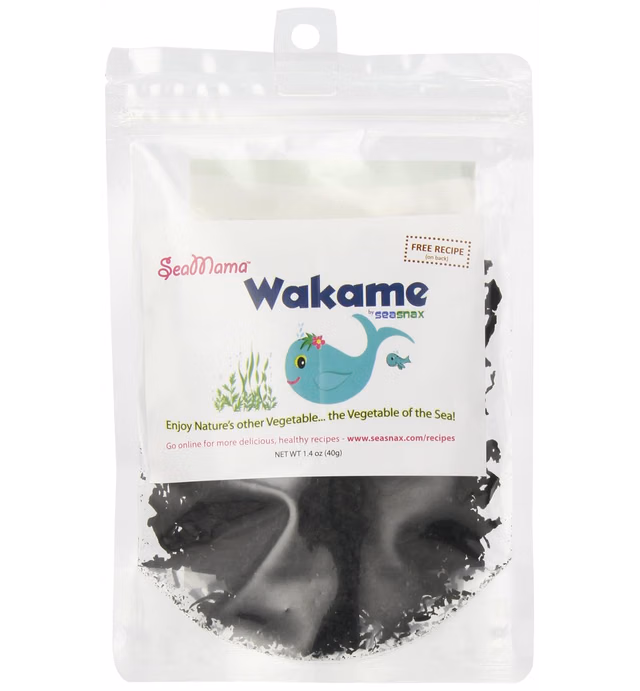 SeaSnax SeaMama Wakame Seaweed Flakes, Ready to Eat & Great for Soups, 1.4 Ounce