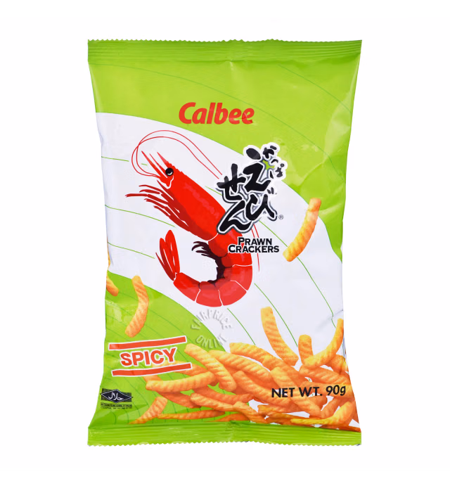 Calbee Prawn Crackers - Spicy