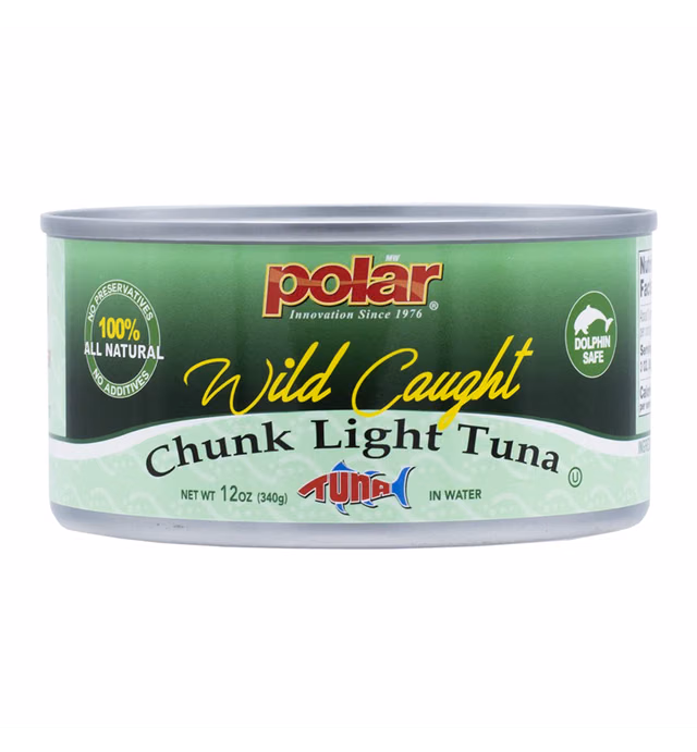 MW Polar Wild Caught Chunk Light Tuna, 12-Ounce