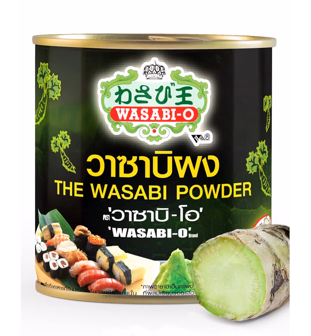 Wasabi-O Wasabi Powder With Real Wasabi (Japanese Horseradish) - No Artificial Ingredients, 1.24oz (35g) | Best As Wasabi Paste, Flavoring or Ingredient for Sushi, Salmon, Seafood and Grilled Meats