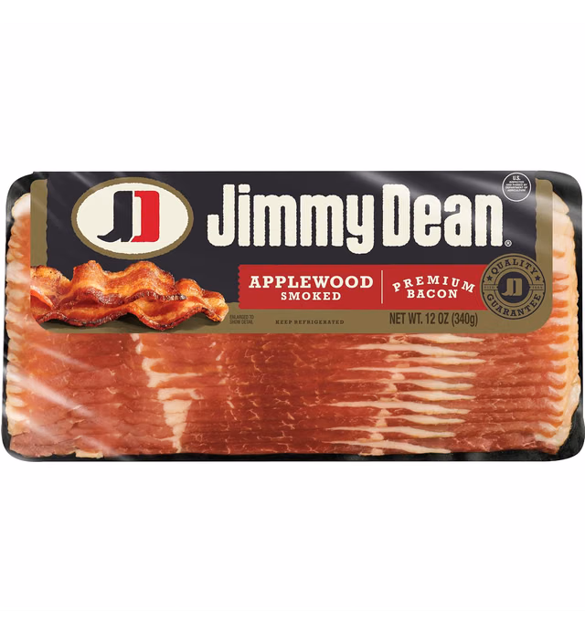 Jimmy Dean Premium Applewood Smoked Bacon, 12 oz.
