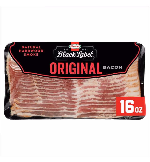HORMEL BLACK LABEL Bacon, Original, 16 oz.