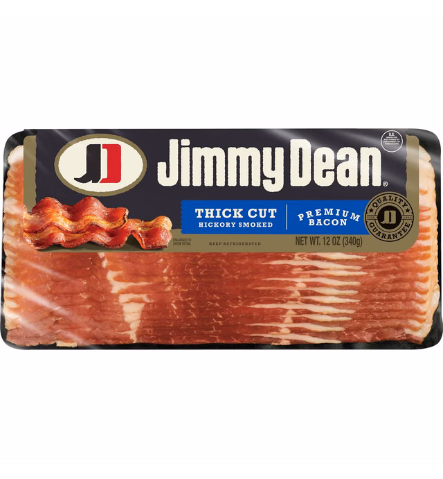 Jimmy Dean Premium Thick Sliced Bacon, 12 oz.