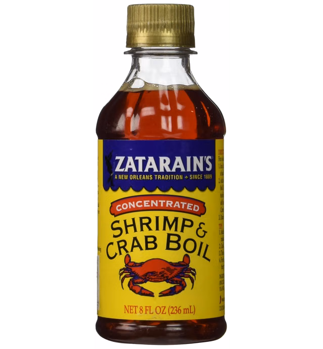 ZATARAINS Crab and Shrimp Boil Liquid, Concentrated, 8-Ounce