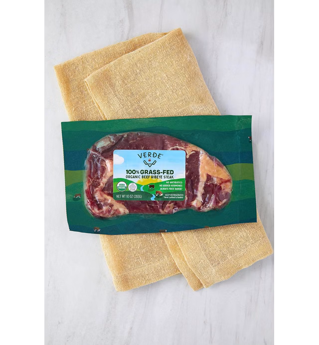 Organic 100% Grass-Fed Ribeye Steak, 10oz