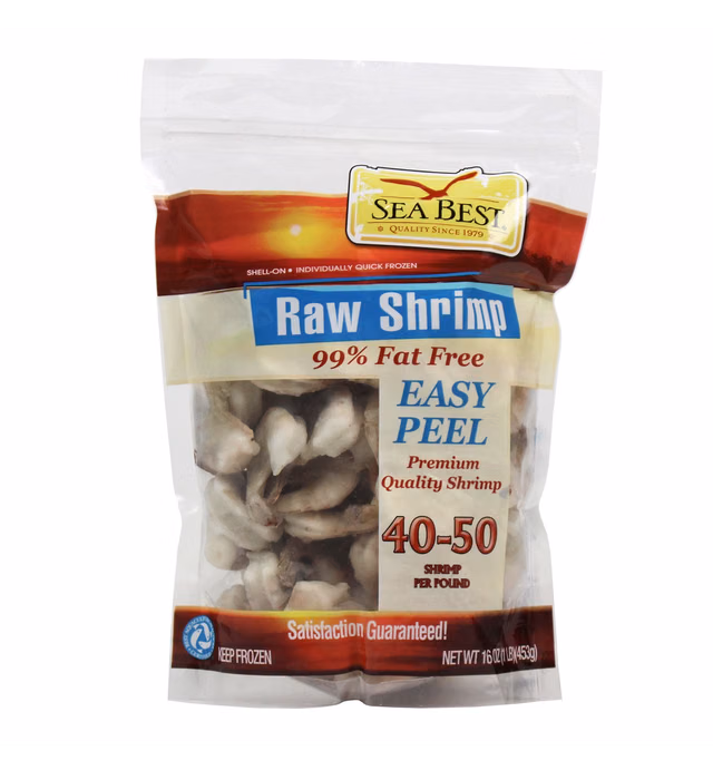 Sea Best 41/50 EZ Peel Shrimp, 16 Ounce