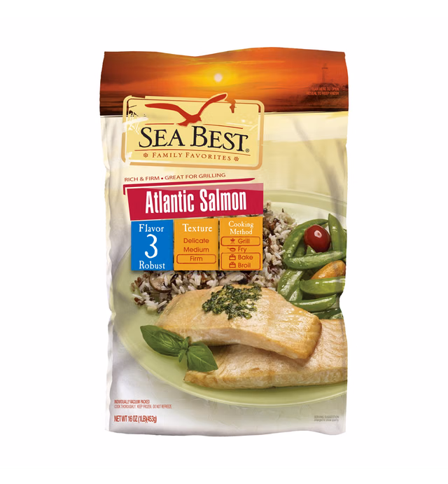 Sea Best All Natural Salmon Portions, 16 Ounce