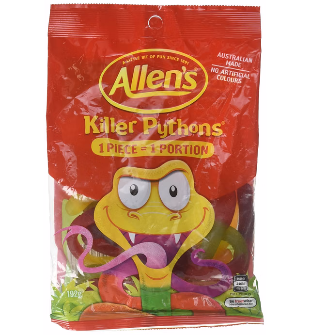 Allen's Killer Pythons 192g