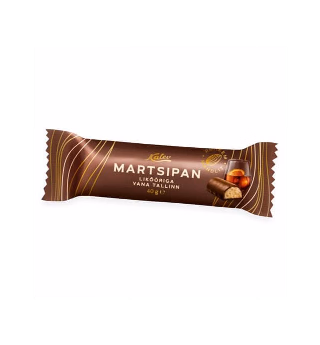 Kalev Marzipan bars 16 x 40g (Vana Tallinn)