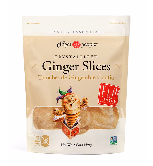 The Ginger People Crystallized Ginger Slices, 5.6 Oz, 5.6 Ounce