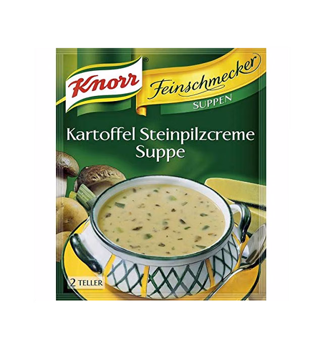 Knorr Kartoffel Steinpilz Cremesuppe (3-pack) Wild Mushroom and Potato Cream Soup