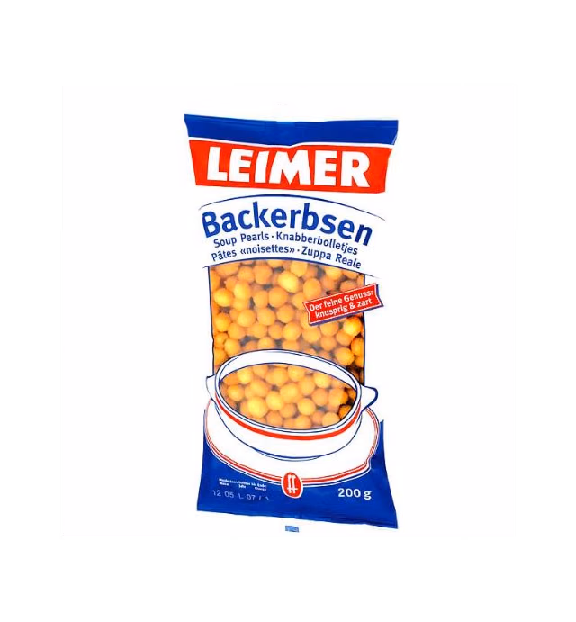 Leimer Backerbsen (Soup Pearls) - Pack of 4 x 200g Bags