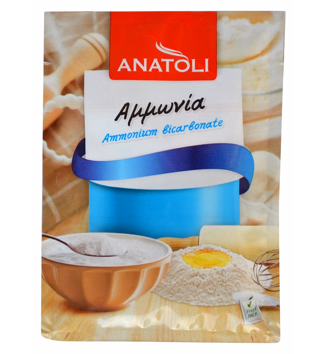 Ammonia Bicarbonate Anatoli 30g from Greece (2 pack 60g total)