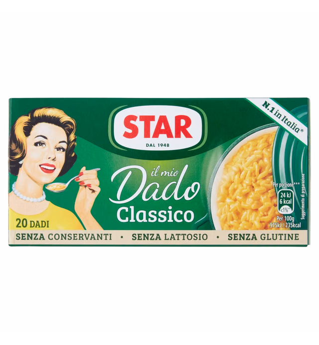 Star: "Il Mio Dado Classico" Bouillon Cubes, Classic Taste Pack of 20, 10g Each [ Italian Import ]