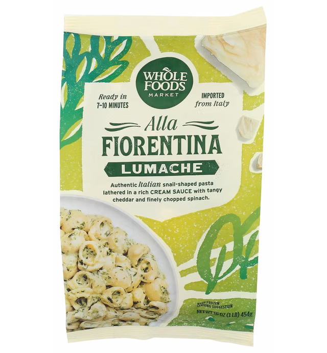 Whole Foods Market, Lumache alla Fiorentina, 16 Ounce (Frozen)