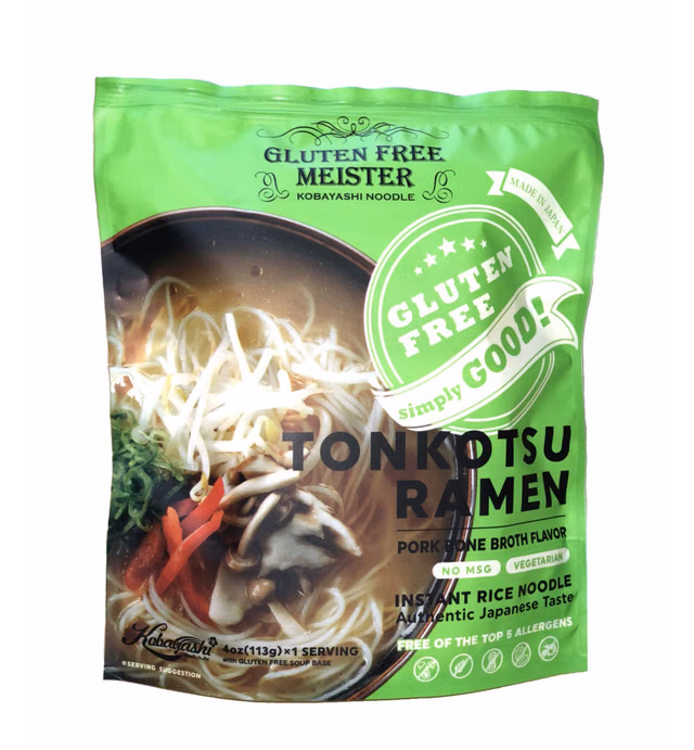 Gluten Free Meister Japanese Tonkotsu Ramen 6pk (Vegetarian)
