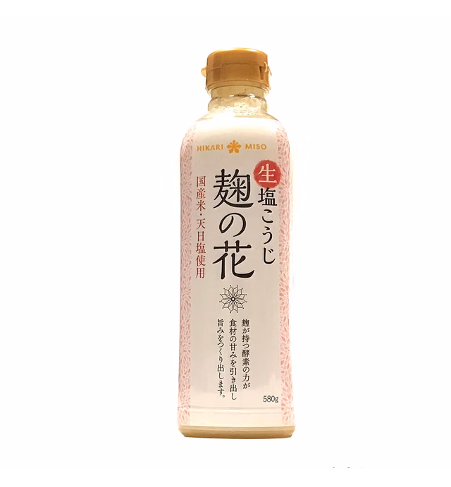 HIKARI NAMA SHIO KOJI NO HANA , ひかり味噌 生塩こうじ 麹の花 - 20.4 Fl Oz | Pack of 1