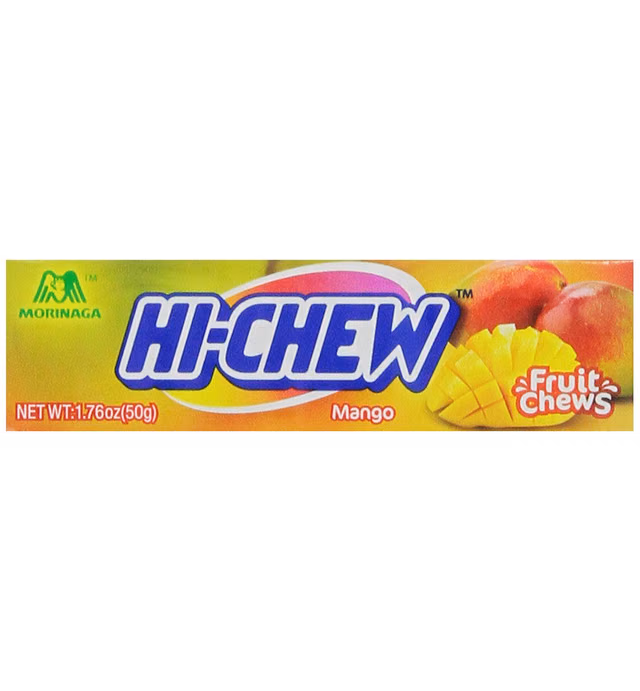 Morinaga Hi-Chew Mango Fruit Chews, 1.76-Ounce Packages (Pack of 20)