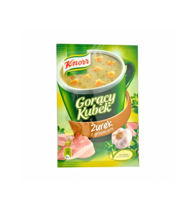 Knorr Goracy Kubek Sour Rye Soup with Croutons 5-pack 5x17g/5x0.5oz