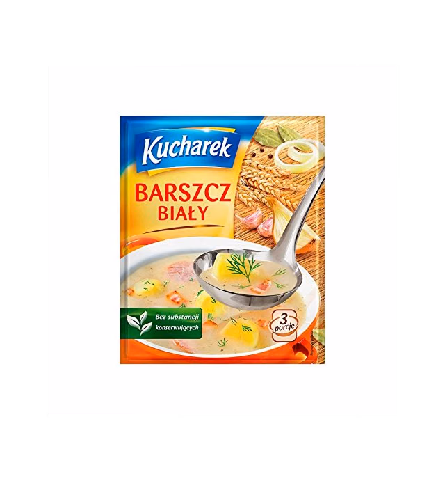 Kucharek Barszcz Bialy White Borscht Soup Mix 40g Bag (5-Pack)