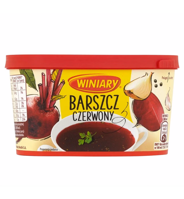 Red Borsch Instant Soup Product of Poland Winiary 170g