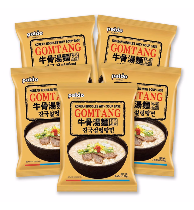 PALDO FUN & YUM Gomtang Ramen 20-Pack, 4.05 ounce (pack of 20)