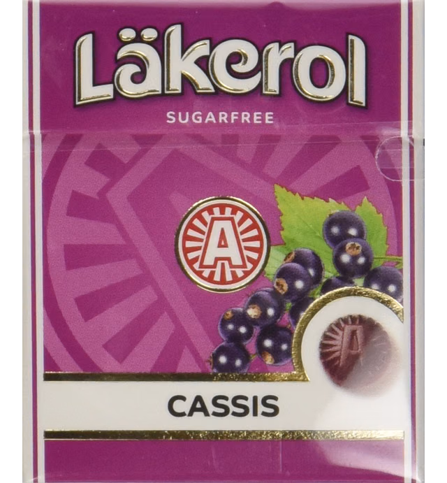 Lakerol Cassis/Black Currant, 0.87-Ounce Boxes (Pack of 24)