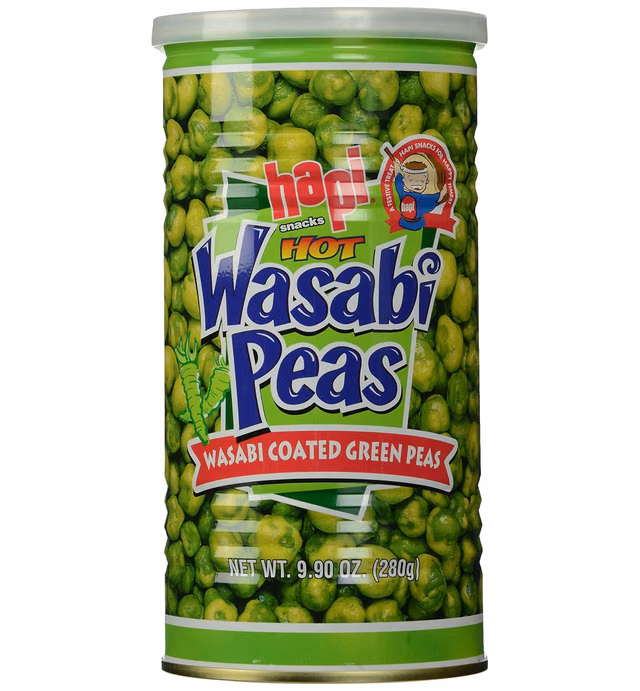 Hapi Hot Wasabi Peas, 9.9 Ounce