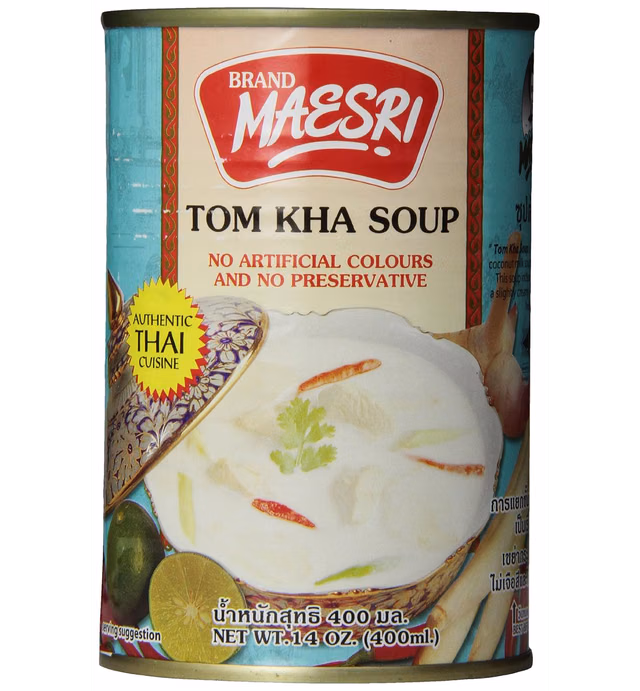 MaeSri Tom Kha Soup, 14 Ounce (Pack of 12)