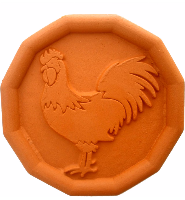 JBK Pottery Brown Sugar Savers - New Designs (Rooster)