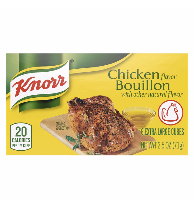 Knorr Cube Bouillon, Chicken, 2.5 Ounce, 6 Cubes
