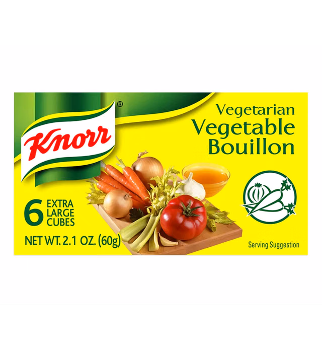Knorr Cube Bouillon, Vegetable, 6 cubes, 2.1 oz