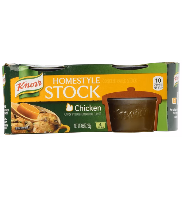 Knorr Homestyle Chicken Stock - 4.66 oz - 4 ct - 2 Pack