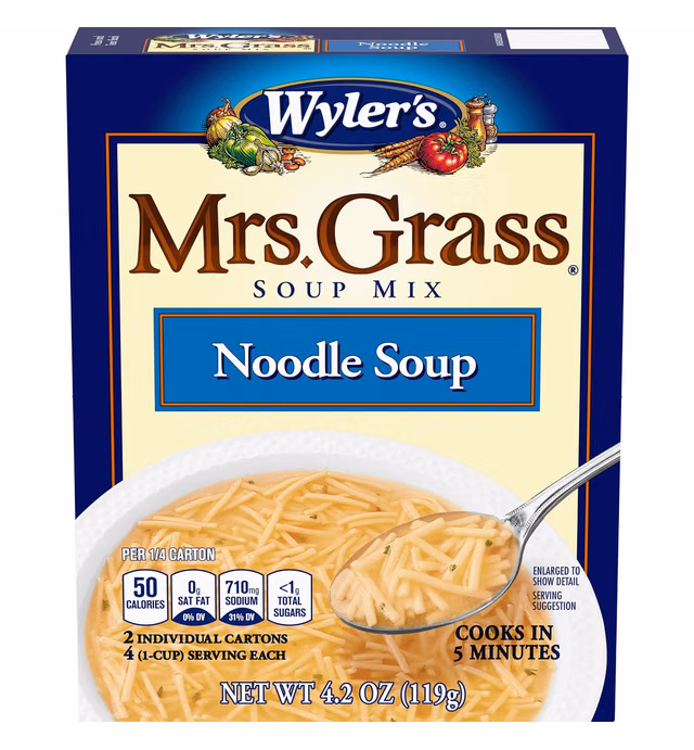 Mrs. Grass Soup Mix, Noodle, 4.2 Ounce (Pack of 12)