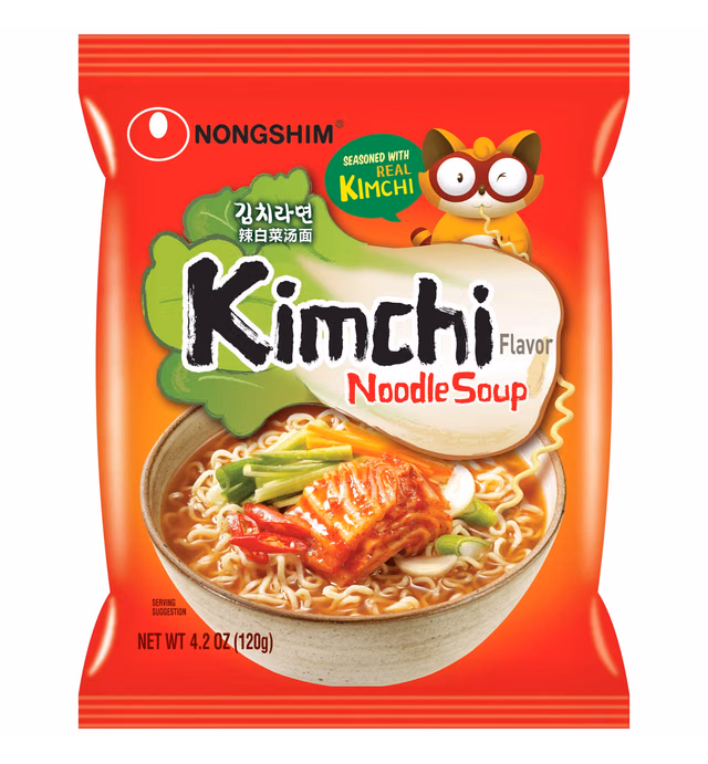 Nongshim Kimchi Noodle Soup, 4.2 Ounce (Pack of 10)