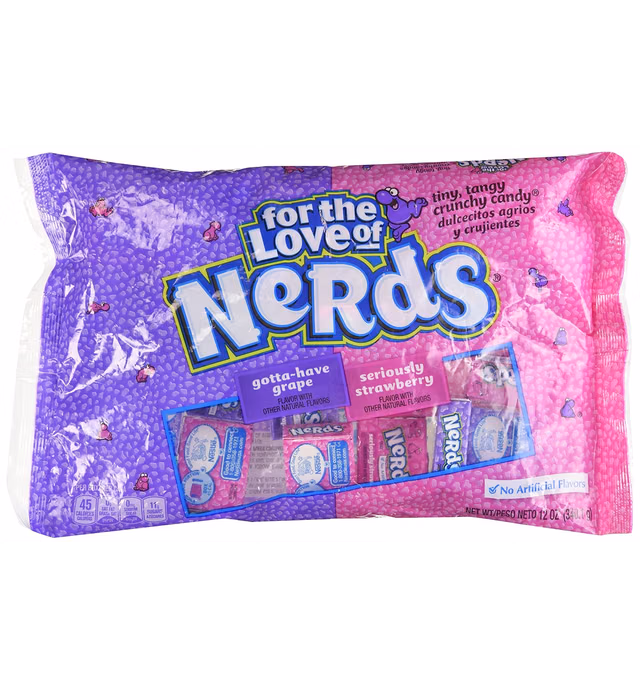 Wonka Grape & Strawberry Nerds - 12 oz